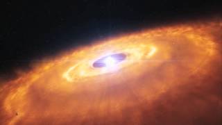 Stars Protoplanetary Disc Visualized By Artists  Video [upl. by Trish843]