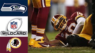 The End of RGIII  Seahawks vs Redskins 2012 NFC Wild Card [upl. by Cusick]