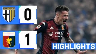 Parma vs Genoa 01 Highlights Serie A 2024 genoa parma [upl. by Itnahs]