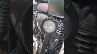 Maddog aux lights for motorcycles 🔥 maddog malayalam cb350 hondacb350 motovlog lighting [upl. by Renaxela61]