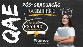 PósGraduação para Servidor Público do QAE [upl. by Snilloc]