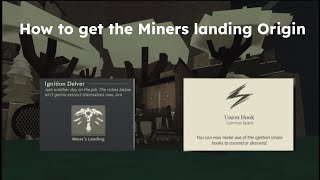 How to get the miners camp origin  Deepwoken [upl. by Aislehc]