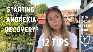 12 tips for starting anorexia recovery [upl. by Sirap]