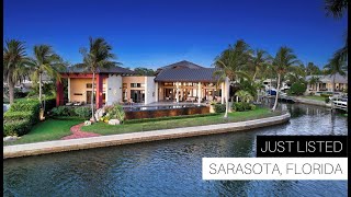 JUST LISTED Waterfront Sarasota Florida home for sale [upl. by Thais868]