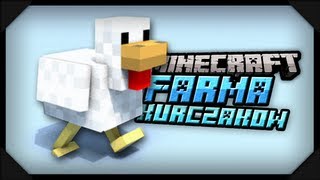 Minecraft Prosta Mała Automatyczna Farma Kurczaków Fabryka Jajek [upl. by Etnahc]