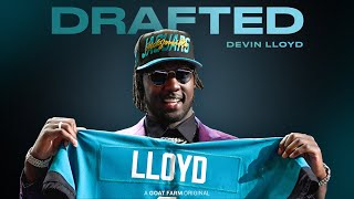 1st Round NFL Draft pick Devin Lloyd on getting selected by the Jaguars [upl. by Larianna]