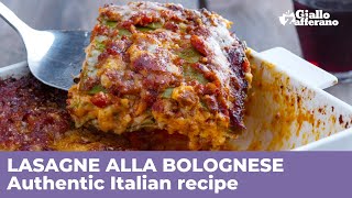 How to cook the BEST LASAGNE ALLA BOLOGNESE the Real Italian recipe [upl. by Hcardahs508]