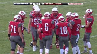 SaegertownCochranton High School Football Sept 8 2017 [upl. by Yrrak460]