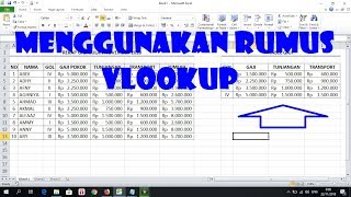 Cara Menggunakan Rumus VLOOKUP [upl. by Erlandson532]