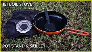 Jetboil Pot Support amp Skillet Review [upl. by Nwahsyd954]