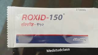 Hindi doctor Roxid 150 tablet uses side effects complications [upl. by Leacock167]