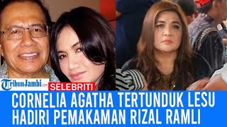 Cornelia Agatha Tampak Tertunduk Lesu Saat Hadiri Pemakaman Rizal Ramli Enggan Berkomentar [upl. by Kikelia]