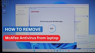 How to remove McAfee Antivirus from Hp Laptop [upl. by Annavoj]