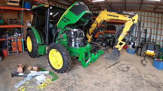 John Deere 5075E Zuidberg Install Front 3 Point [upl. by Edelsten996]