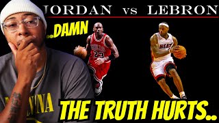 Michael Jordan vs Lebron James  The Best GOAT Comparison LeBron Fan Reaction [upl. by Dolorita]