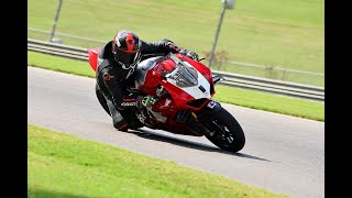 2024 Ducati V4R Couple laps Barber Motorsports Park [upl. by Catha575]