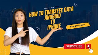 HOW TO TRANSFER DATA ANDROID TO IPHONE WITH WHATSAPP [upl. by Olaf]