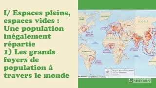 6e Géographie  La répartition de la population mondiale [upl. by Nerradal]