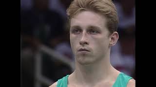 Vitaly Scherbo BLR 1996 Olympics EF VT 1080p50 [upl. by Arikaahs]