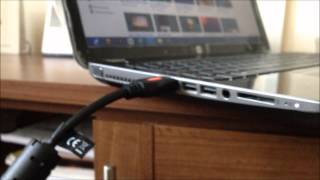 How To Connect Your LaptopComputer Using A HDMI Cable [upl. by Ramgad]