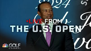 Tiger Woods receives Bob Jones Award ahead of US Open  Live From the US Open  Golf Channel [upl. by Ahar422]