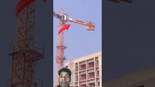 The most powerful tower crane in construction site 🏗️ ll part 2 ll shorts [upl. by Annail]