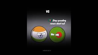 Countries that support Bangladesh vs India 🇧🇩vs🇮🇳 countryballs nohate bdanjel711 [upl. by Nare253]