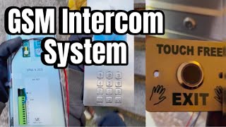 Videx GSM Intercom System worklifeuk besthomesecurity [upl. by Ahsiekram]