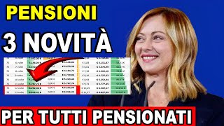 Pensioni Aumenti Garantiti per Novembre Dicembre e Gennaio Scopri le Novità 💰✅ [upl. by Jakie]