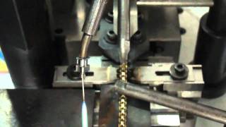 KAUSTUBHH TECHNOCRAFT  AUTOMATIC JEWELRY CABLE CHAIN COUPLING WELDING BISMARK MACHINE [upl. by Cochrane]