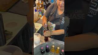 Amazing Coca Cola slushy in Thailand  Thai street food [upl. by Hgielsa258]