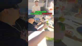 Rubber band watermelon explosion fyp viral foryou chenzo [upl. by Higgs681]