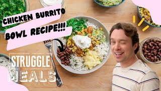 Chicken Burrito Bowl Recipe A Quick and Easy Meal for a Crowd [upl. by Bently]