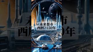 未来都市の予想図┃西暦2150年 最後にオチあります ai aiart aimovie ai動画 aiartwork [upl. by Vidovic]