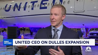 United Airlines CEO on record revenue December will likely be the best December in company history [upl. by Lladnik]