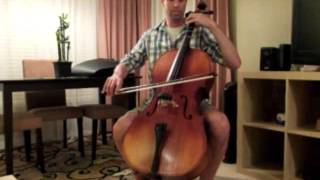 Pachelbels Canon in D cello playalong [upl. by Elynad650]