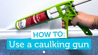 How To Use a Caulking Gun  Inspirations Paint [upl. by Aliehc]