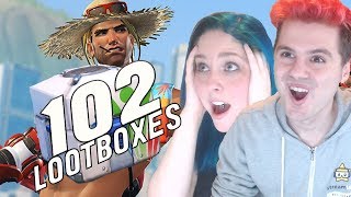 102 Overwatch Summer Games Lootbox Opening ft My Girlfriend [upl. by Silera]