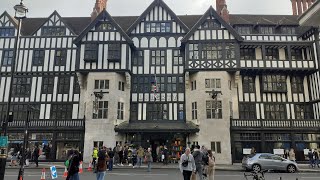 Charming Soho Shops Carnaby Street Liberty  London Architecture [upl. by Llerdnad]