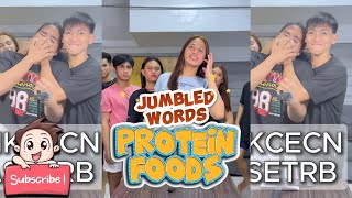 GUESS THE PROTEIN FOODS JUMBLED WORDS [upl. by Aliekat]