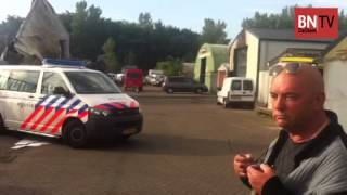 Rinus Haisch na brand in loods Bergen op Zoom [upl. by Naimerej]