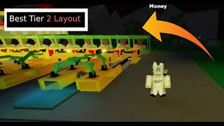 Factory Simulator  Best Layout for Tier 2 [upl. by Anawot]