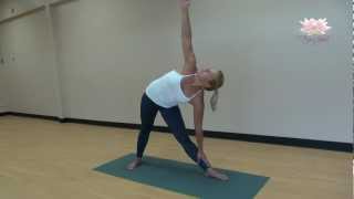 Triangle Pose Utthita Trikonasana How to do [upl. by Swarts264]