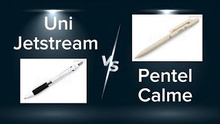 Perfect pen episode 3 uni jetstream vs pentel calme [upl. by Howes]