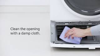 How to clean the tumble dryer base unit  Siemens Home UK [upl. by Salman]