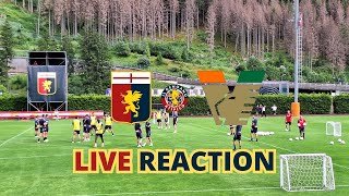 GENOA  VENEZIA RITIRO 2024 LIVE REACTION [upl. by Hull]