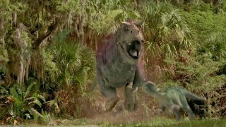 Disney Dinosaur Carnotaurus Attack ChrisZilla 2014 2nd Crossover [upl. by Chlori509]