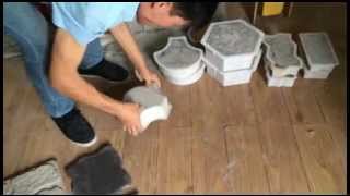 How to release the pavers from plastic molds [upl. by Domash]