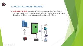 Video N°458 Exemple de videos sur la formation en photovoltaique [upl. by Latrena]