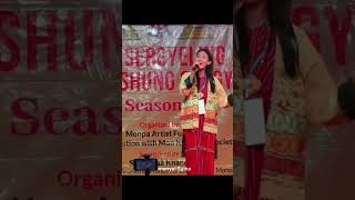 Monpa song singing by miss Rinchin Zomba arunachalprades singer monpasong [upl. by Brana109]